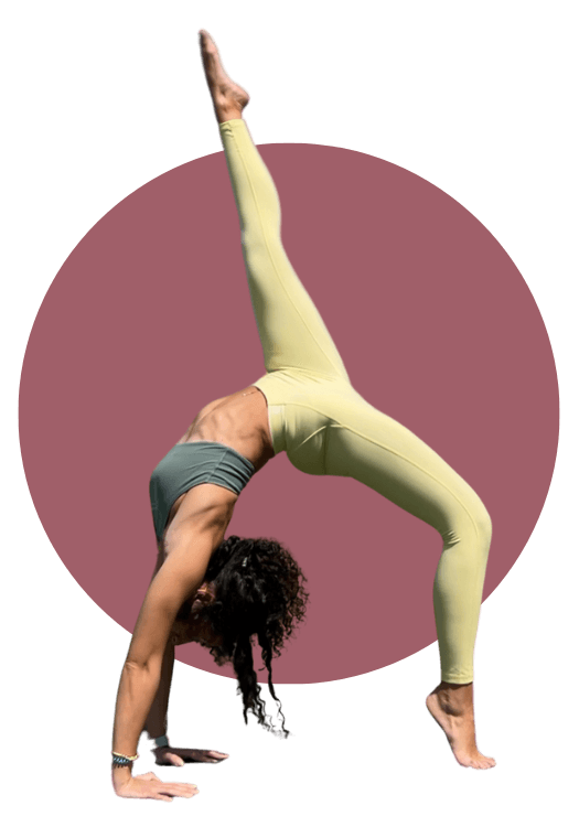 Ingy Sweid in a yoga backbend